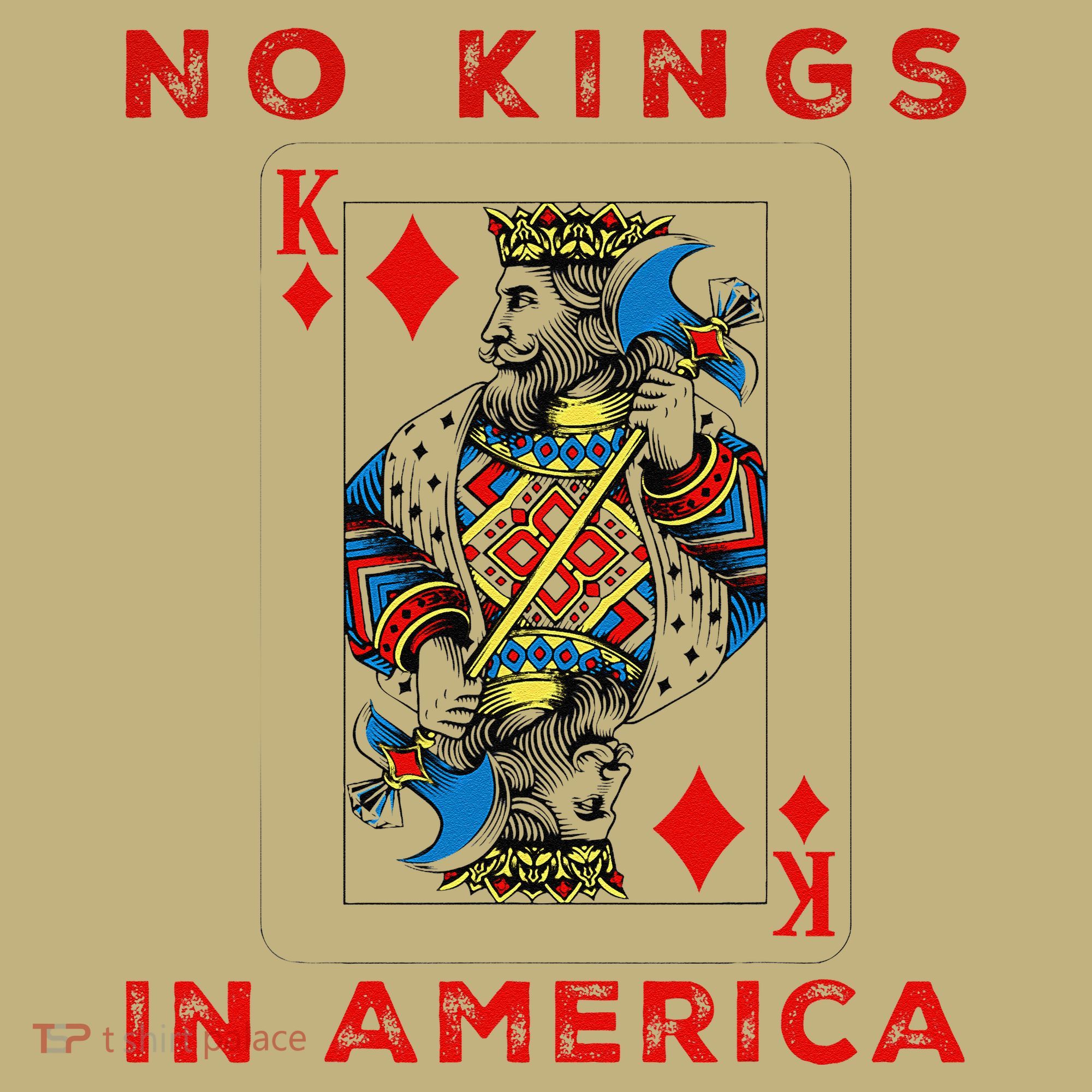 Save Our Democracy No Kings In America Statement Button