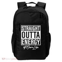 Straight Outta Energy Mom Life Cool Gift Backpack thumb 0