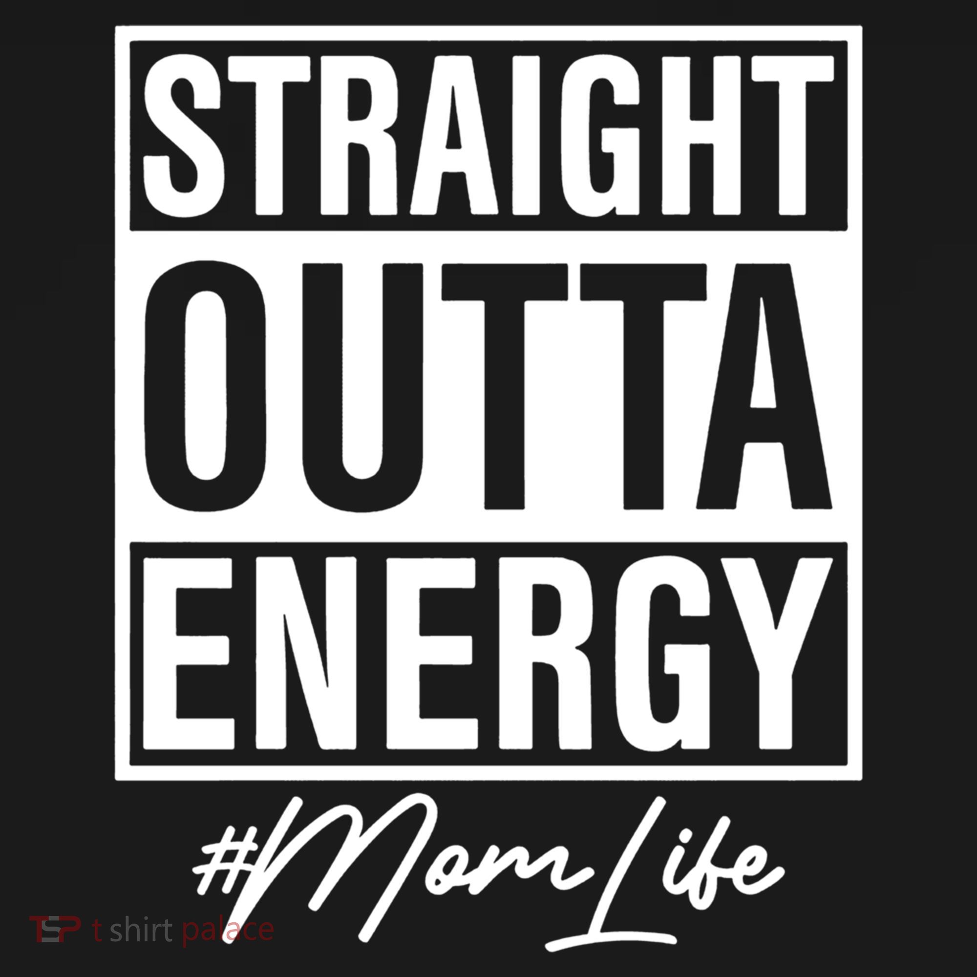 Straight Outta Energy Mom Life Cool Gift Backpack