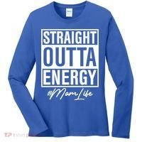 Straight Outta Energy Mom Life Cool Gift Women's Long Sleeve Shirt thumb 0