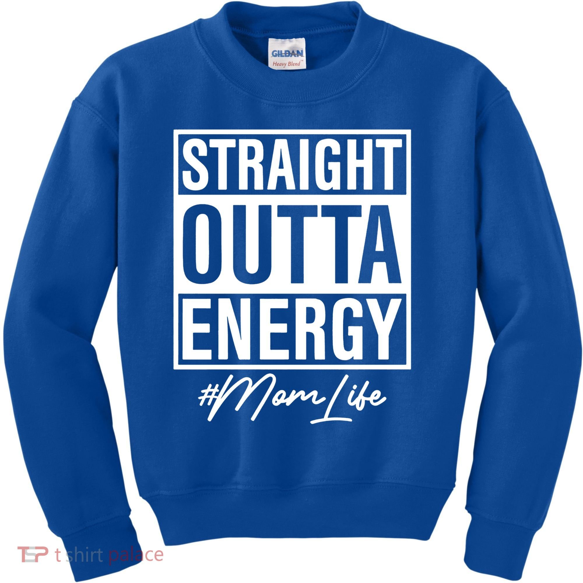 Straight Outta Energy Mom Life Cool Gift Kids Sweatshirt
