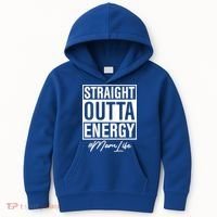 Straight Outta Energy Mom Life Cool Gift Kids Hoodie thumb 0