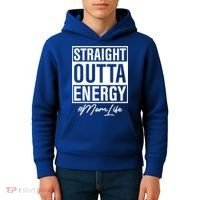 Straight Outta Energy Mom Life Cool Gift Kids Hoodie thumb 4