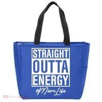 Straight Outta Energy Mom Life Cool Gift Tote Bag thumb 0