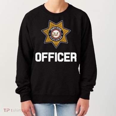 Security Officer Enforcement Badge Police Guards Duty Women's Sweatshirt