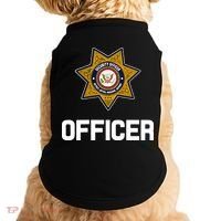 Security Officer Enforcement Badge Police Guards Duty Doggie Tank thumb 0