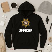 Security Officer Enforcement Badge Police Guards Duty Hoodie thumb 3