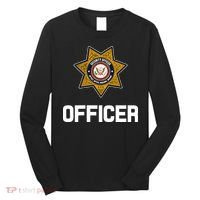 Security Officer Enforcement Badge Police Guards Duty Long Sleeve Shirt thumb 0