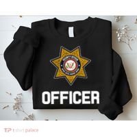 Security Officer Enforcement Badge Police Guards Duty Sweatshirt thumb 2