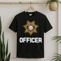 Security Officer Enforcement Badge Police Guards Duty T-Shirt thumb 2