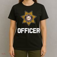 Security Officer Enforcement Badge Police Guards Duty T-Shirt thumb 4