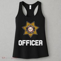 Security Officer Enforcement Badge Police Guards Duty Women's Tank Top thumb 3