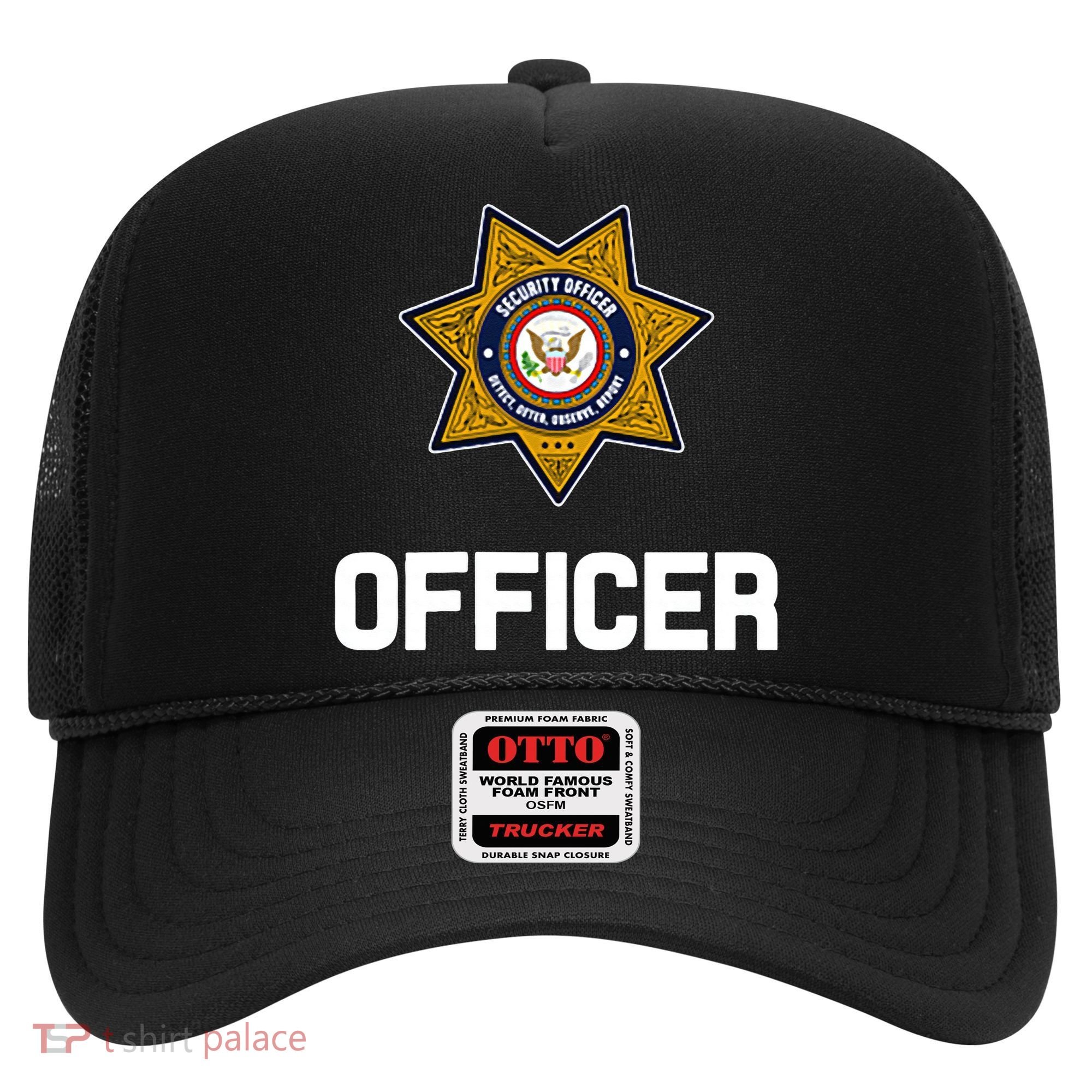 Security Officer Enforcement Badge Police Guards Duty Hat