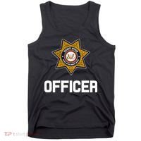 Security Officer Enforcement Badge Police Guards Duty Tank Top thumb 0