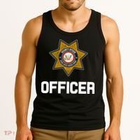 Security Officer Enforcement Badge Police Guards Duty Tank Top thumb 3