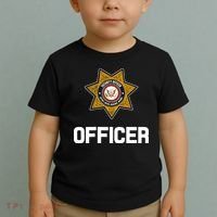 Security Officer Enforcement Badge Police Guards Duty Toddler T-Shirt thumb 2