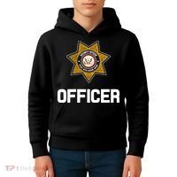 Security Officer Enforcement Badge Police Guards Duty Kids Hoodie thumb 4
