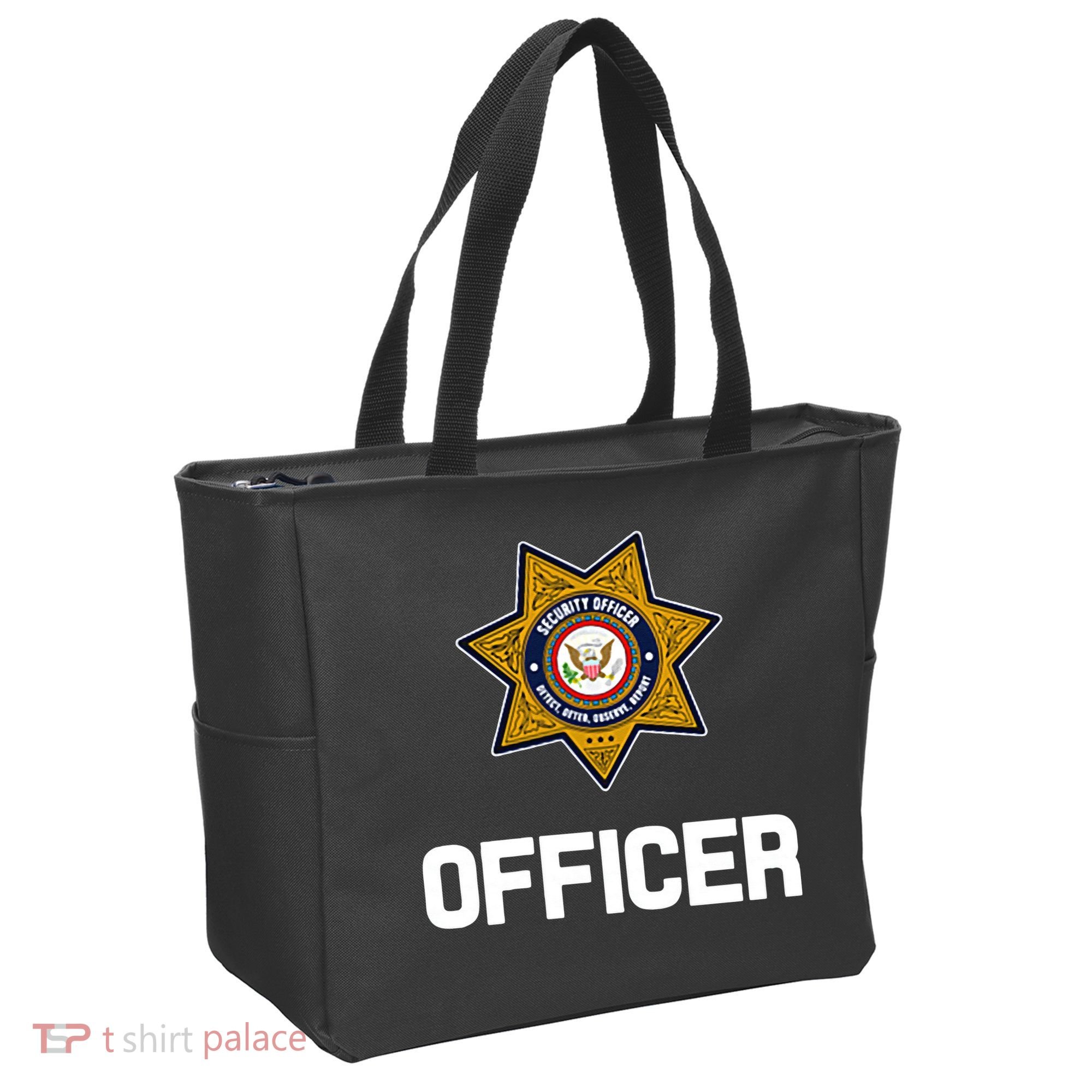 Security Officer Enforcement Badge Police Guards Duty Tote Bag