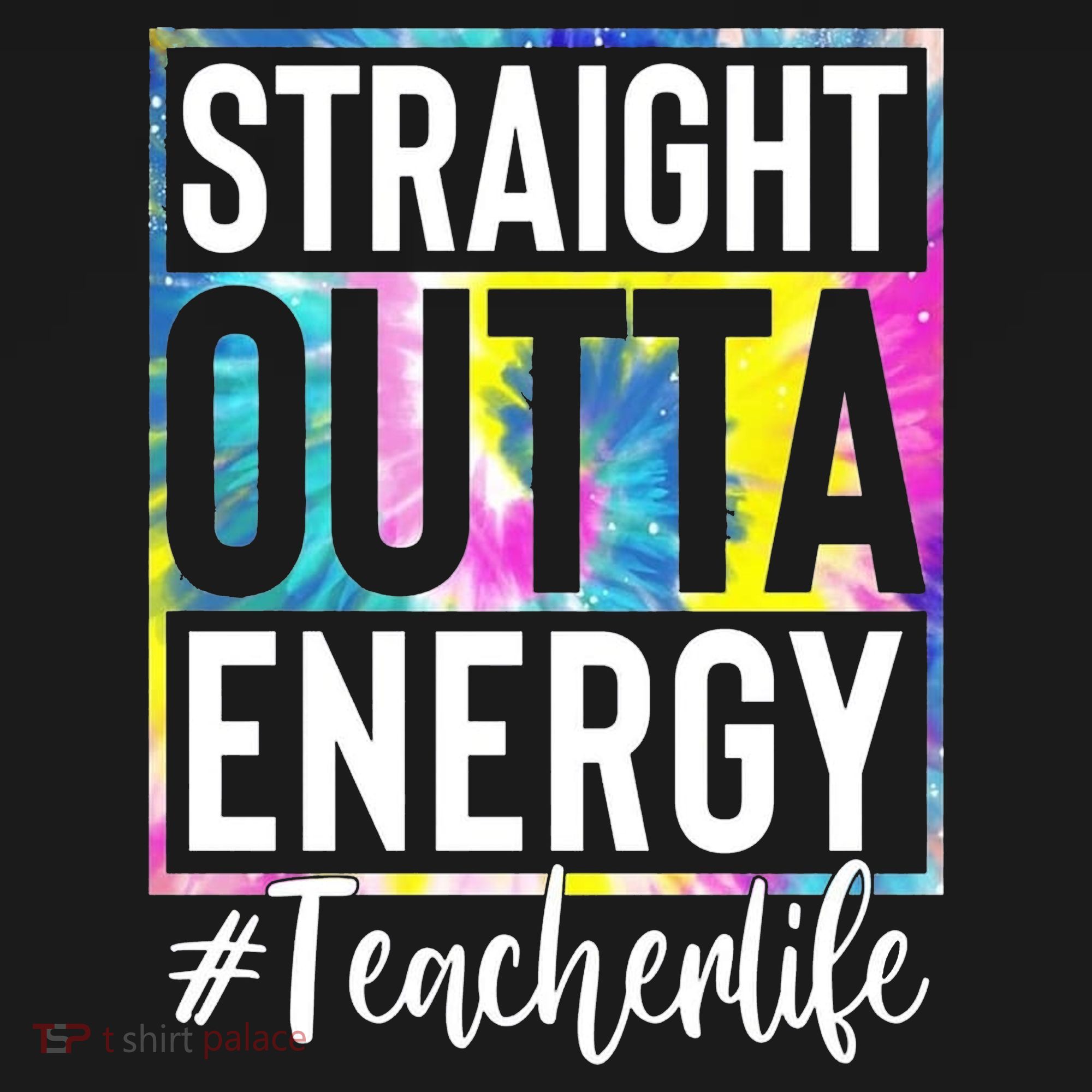 Straight Outta Energy Teacherlife Coaster