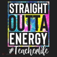 Straight Outta Energy Teacherlife 12oz Stainless Steel Coffee Mug thumb 3