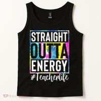 Straight Outta Energy Teacherlife Tank Top thumb 2