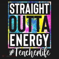 Straight Outta Energy Teacherlife Kids Sweatshirt thumb 2