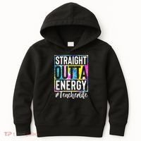 Straight Outta Energy Teacherlife Kids Hoodie thumb 0