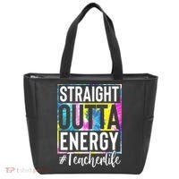 Straight Outta Energy Teacherlife Tote Bag thumb 0