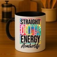 Straight Outta Energy Teacher Life Summer Coffee Mug thumb 4