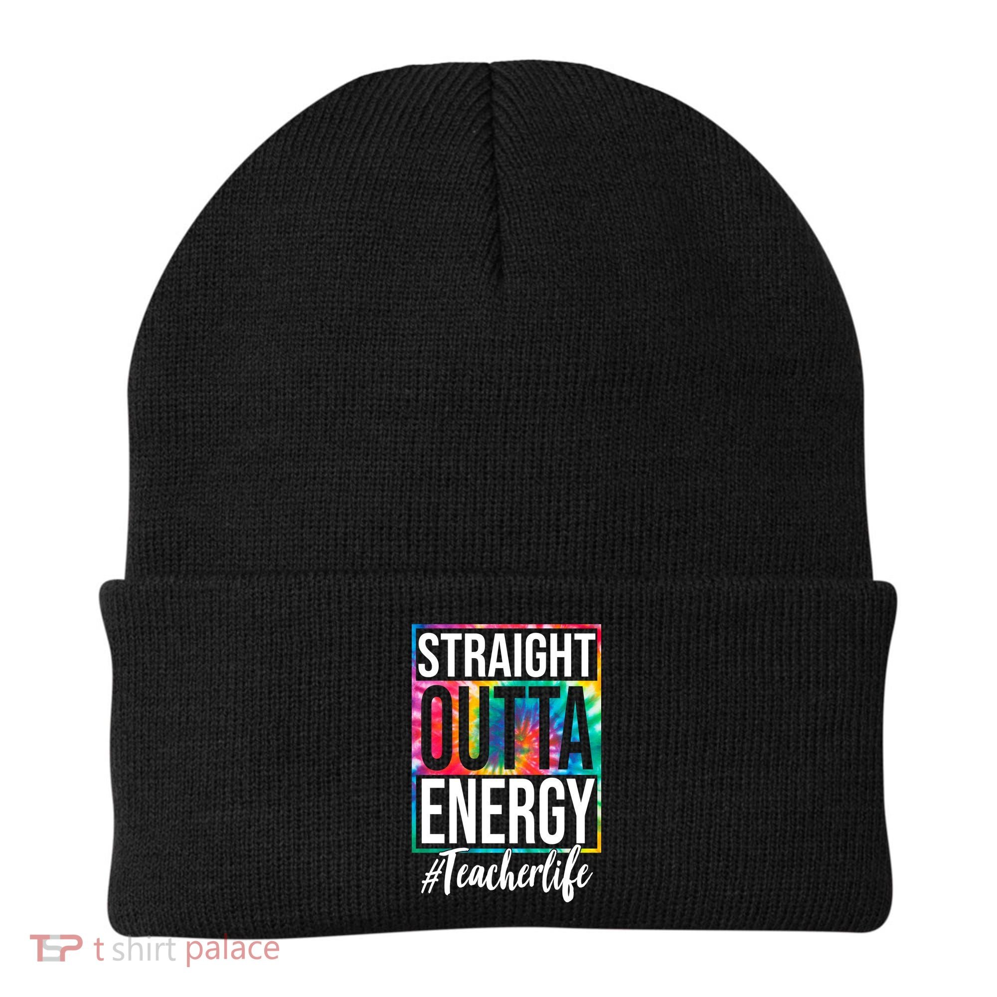 Straight Outta Energy Teacher Life Summer Beanie