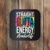 Straight Outta Energy Teacher Life Summer Coaster thumb 0