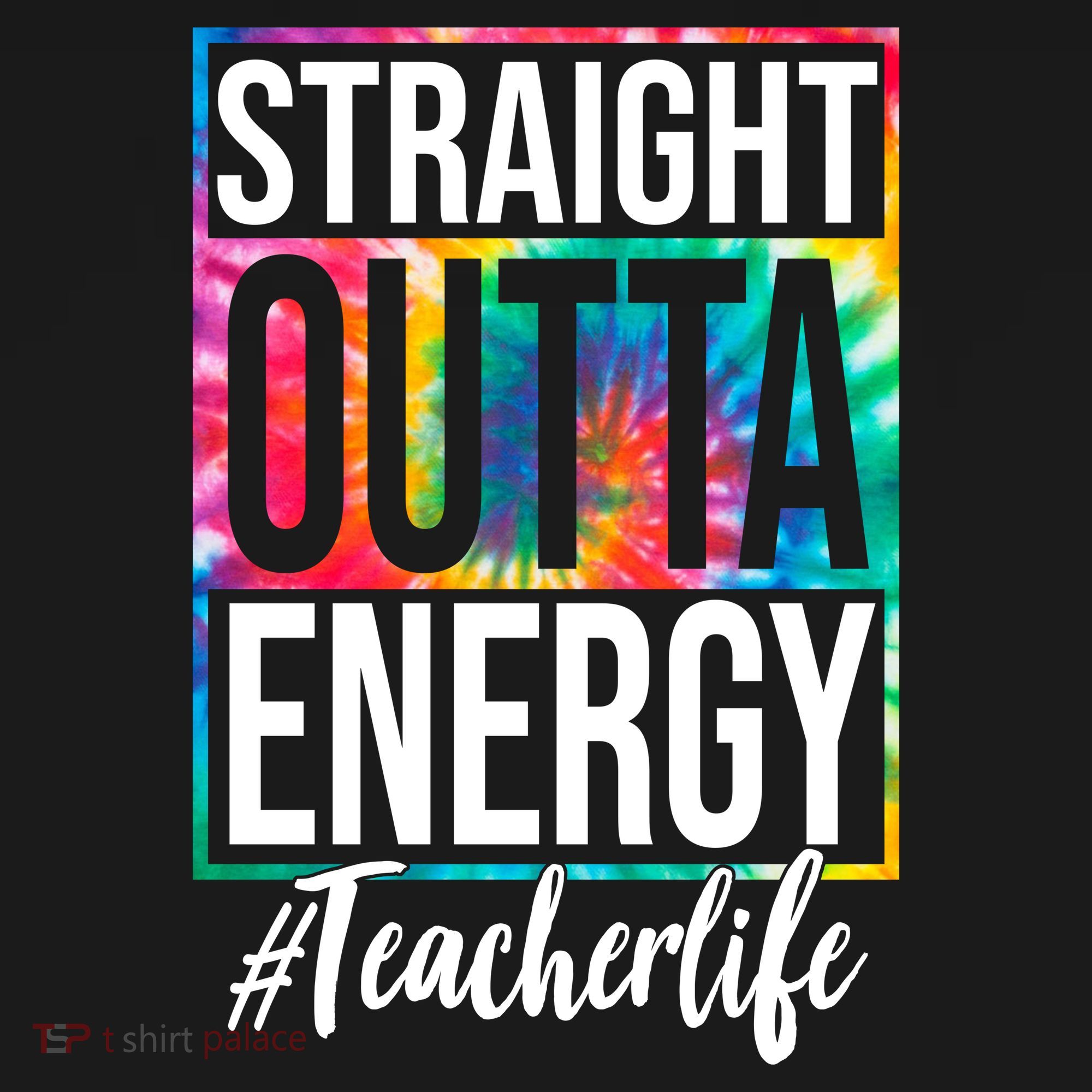 Straight Outta Energy Teacher Life Summer Women's Tank Top