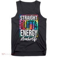 Straight Outta Energy Teacher Life Summer Tank Top thumb 0