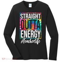 Straight Outta Energy Teacher Life Summer Women's Long Sleeve Shirt thumb 0