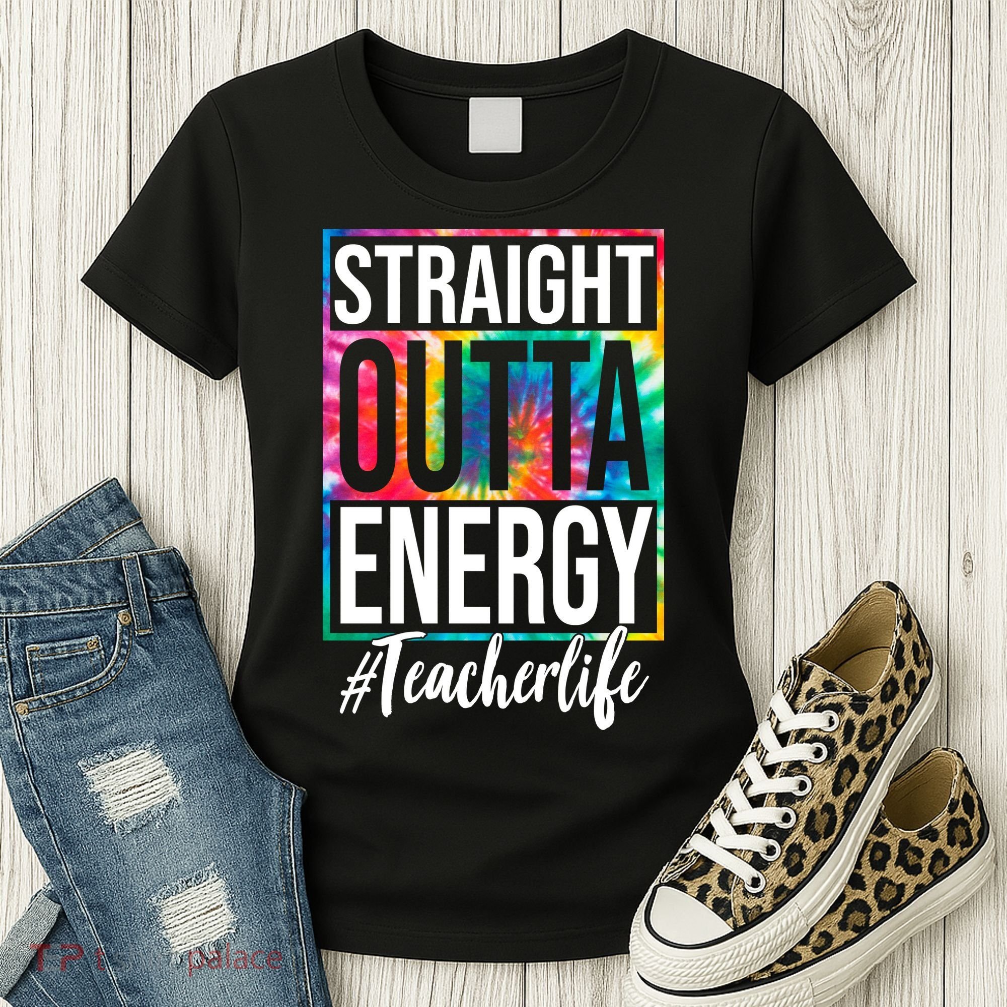 Straight Outta Energy Teacher Life Summer Women's T-Shirt