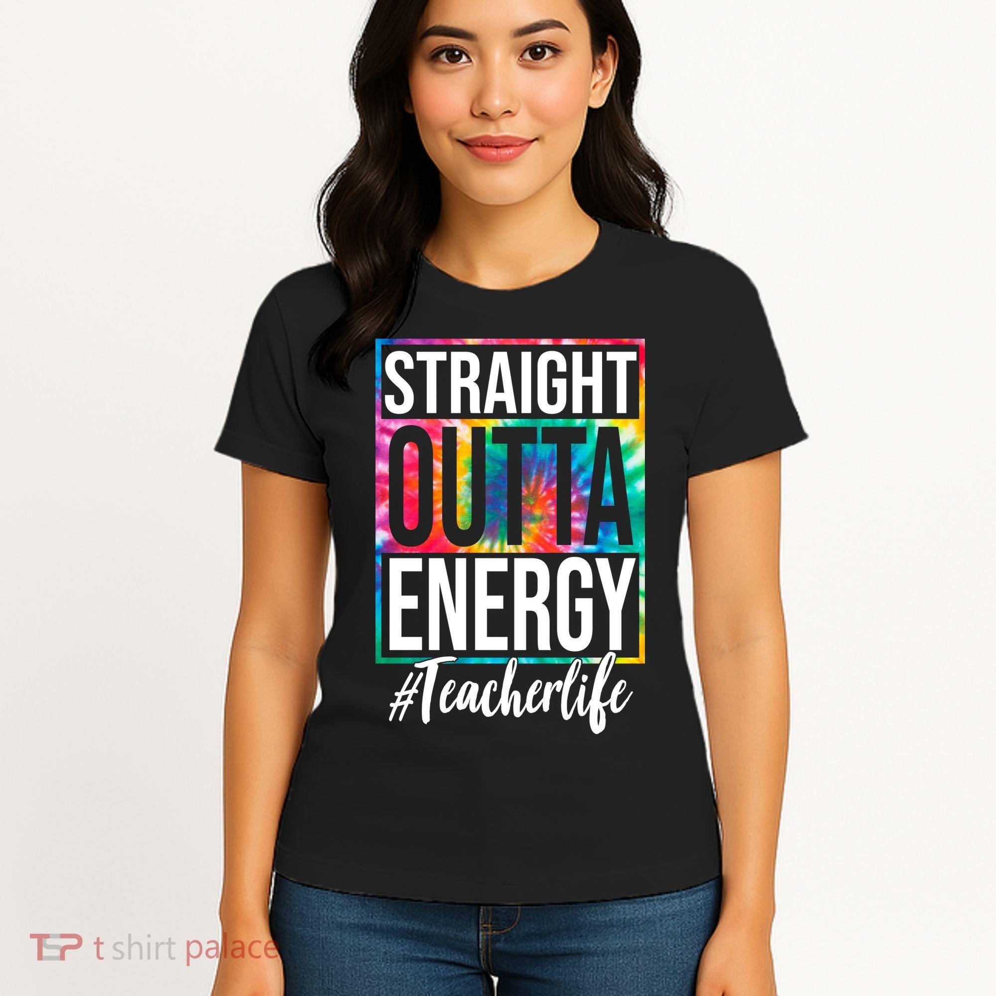 Straight Outta Energy Teacher Life Summer Women's T-Shirt