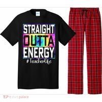 Straight Outta Energy Teacher Life Gifts Funny Pajama Set thumb 0