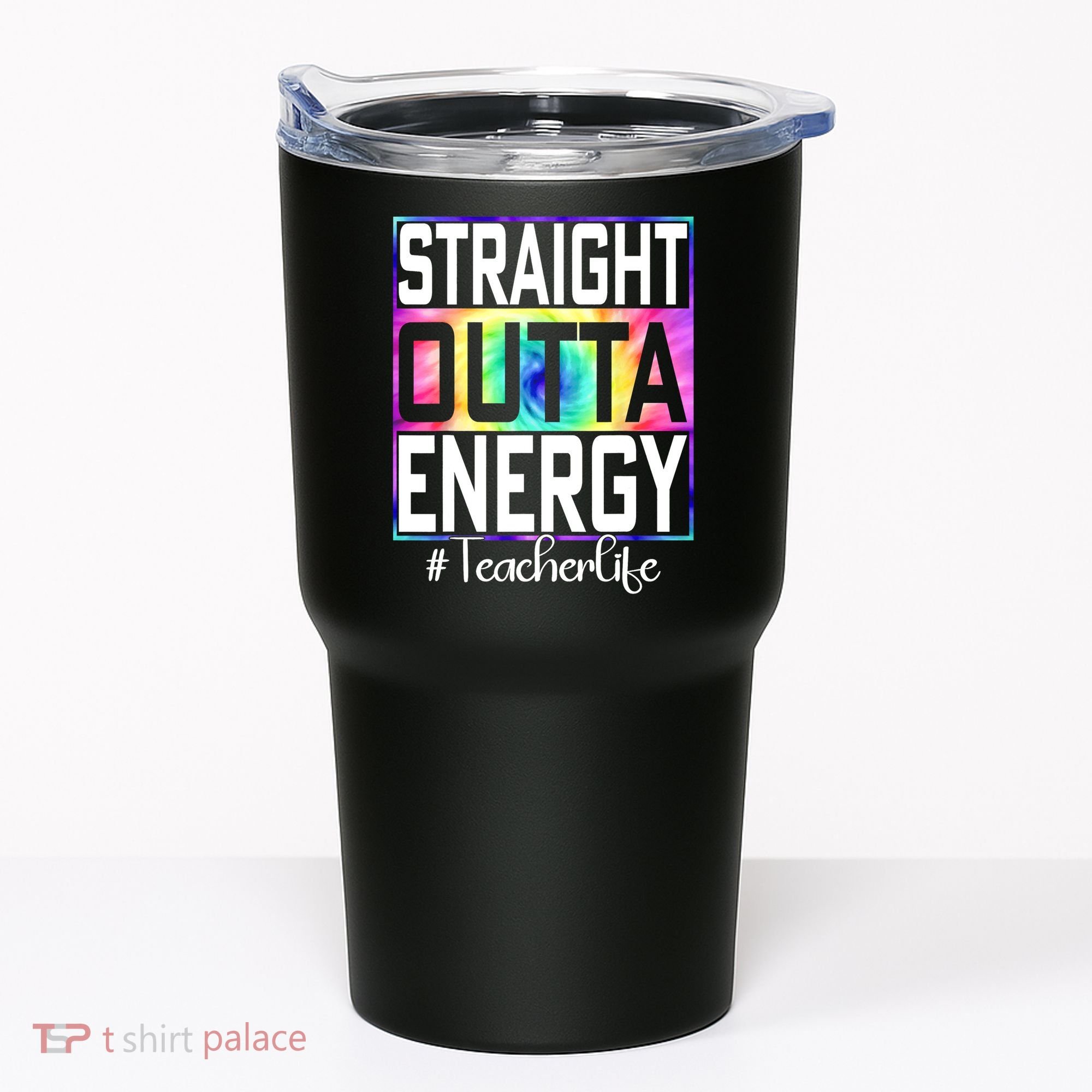 Straight Outta Energy Teacher Life Gifts Funny Tumbler