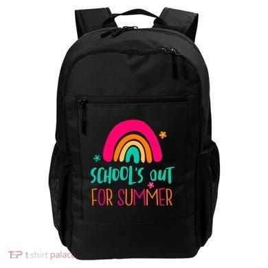 Schools Out For Summer Cute Rainbow Backpack