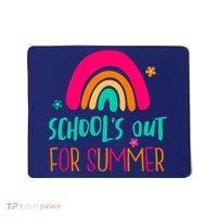 Schools Out For Summer Cute Rainbow Mousepad thumb 0