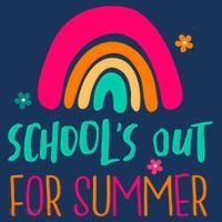 Schools Out For Summer Cute Rainbow Women's Long Sleeve Shirt thumb 2