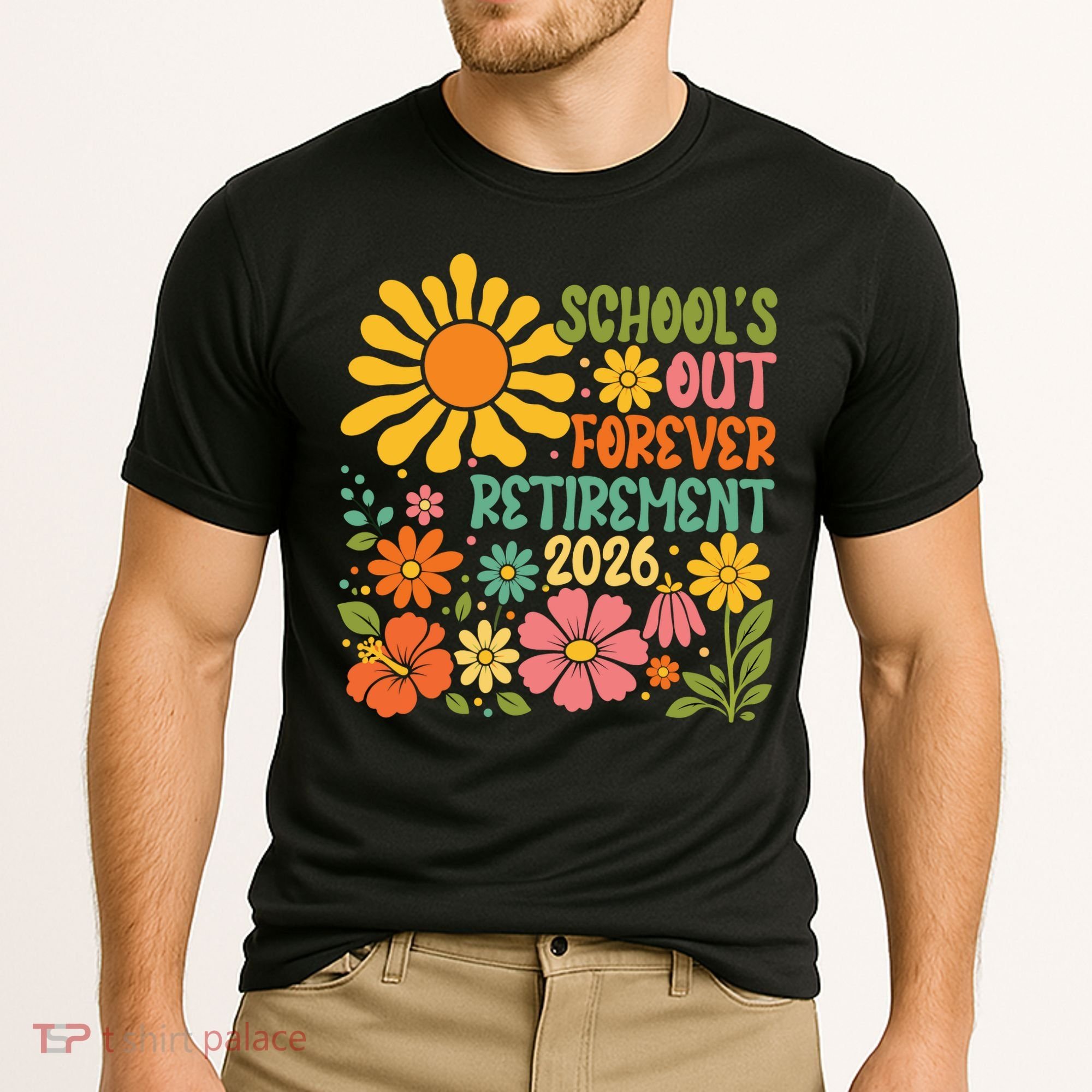 Schools Out Forever Retirement 2026 Retired Teacher Cooling Performance Crew T-Shirt
