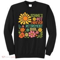 Schools Out Forever Retirement 2026 Retired Teacher Sweatshirt thumb 0