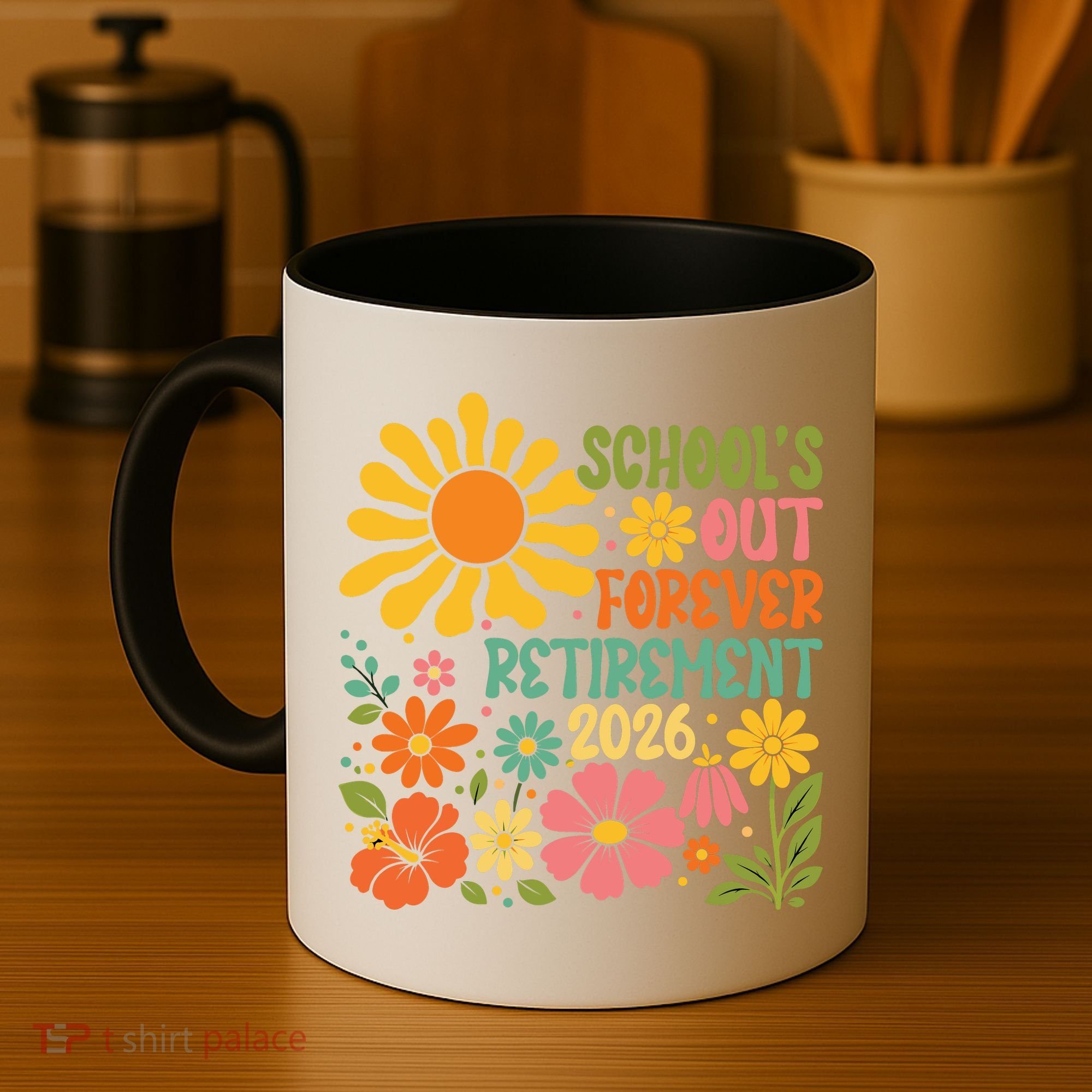 Schools Out Forever Retirement 2026 Retired Teacher Coffee Mug