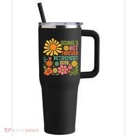 Schools Out Forever Retirement 2026 Retired Teacher 40oz Vacuum Insulated Stainless Steel Travel Tumbler thumb 0