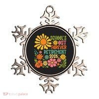 Schools Out Forever Retirement 2026 Retired Teacher Ornament thumb 0