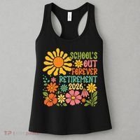 Schools Out Forever Retirement 2026 Retired Teacher Women's Tank Top thumb 3