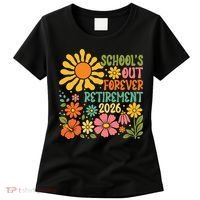 Schools Out Forever Retirement 2026 Retired Teacher Women's T-Shirt thumb 0