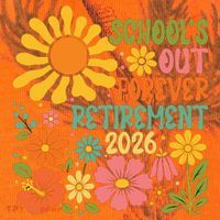 Schools Out Forever Retirement 2026 Retired Teacher Kati Licensed 12" Camo Cuffed Beanie thumb 2