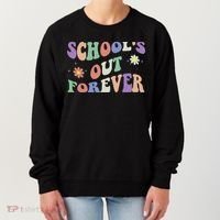 School's Out Forever Teacher Retirement Boho Flower Women's Sweatshirt thumb 0
